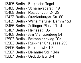 Knigin-Luise-Str 13 Post Reinickendorf Flughafen Tegel Postfiliale